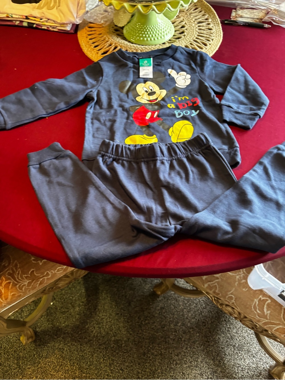 Mickey Mouse  Blue Toddler sweat suit